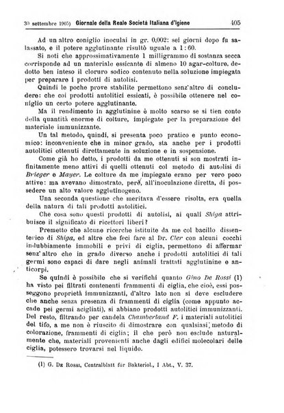 Giornale della Società italiana d'igiene