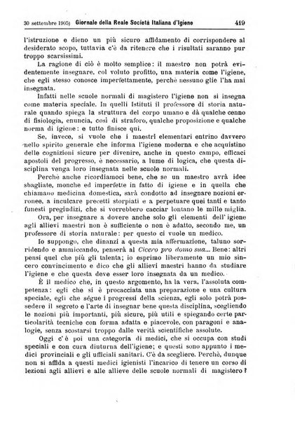 Giornale della Società italiana d'igiene