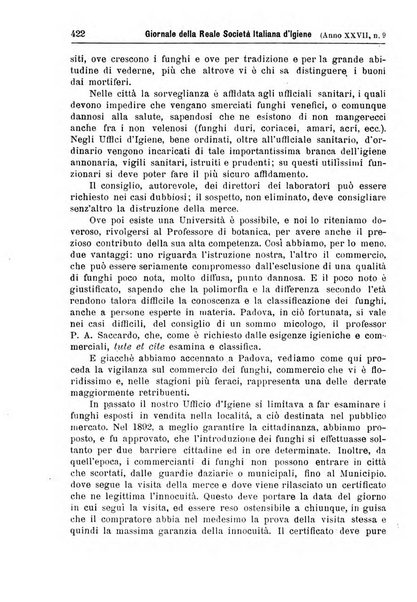 Giornale della Società italiana d'igiene