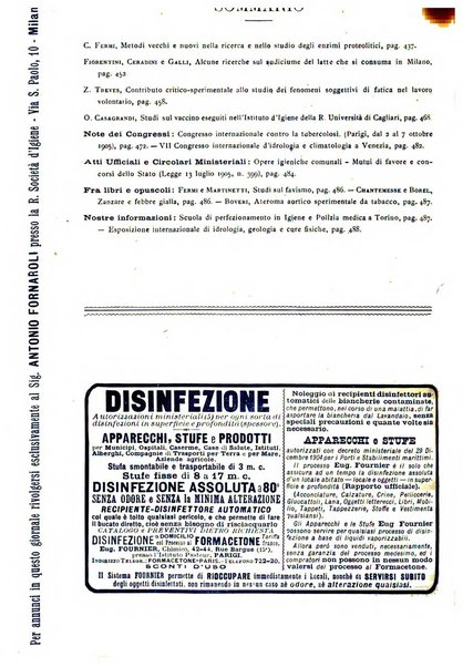 Giornale della Società italiana d'igiene