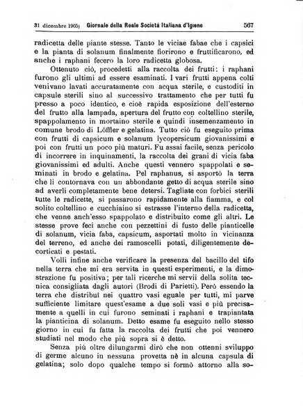 Giornale della Società italiana d'igiene