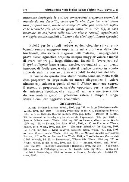 Giornale della Società italiana d'igiene