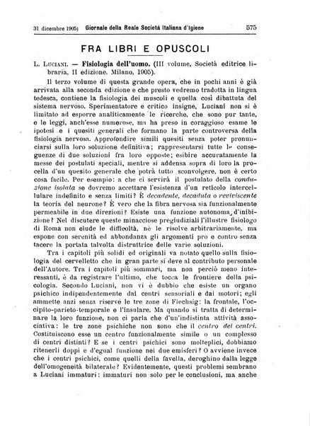 Giornale della Società italiana d'igiene