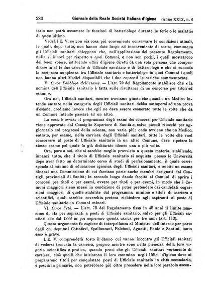 Giornale della Società italiana d'igiene