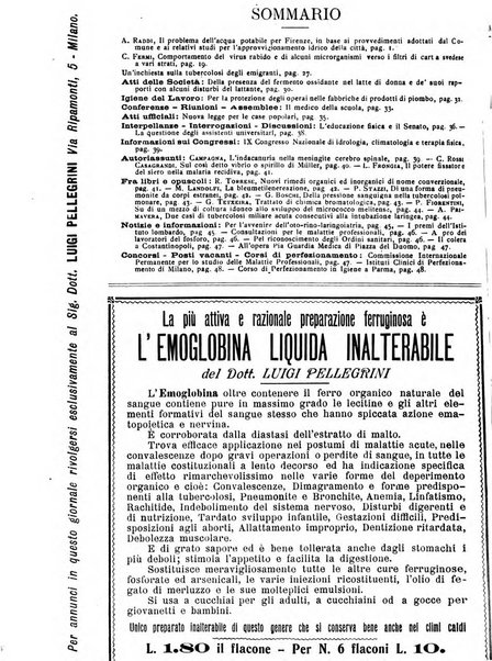 Giornale della Società italiana d'igiene