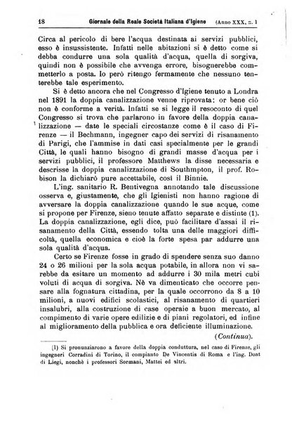 Giornale della Società italiana d'igiene