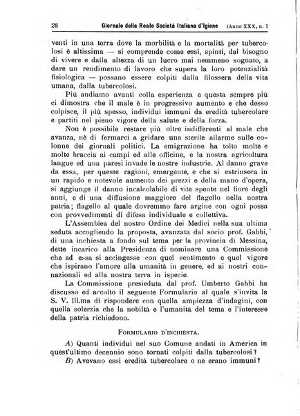 Giornale della Società italiana d'igiene