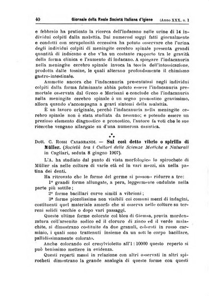 Giornale della Società italiana d'igiene