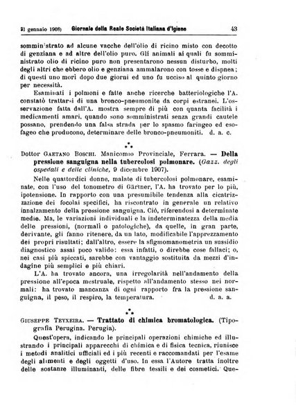 Giornale della Società italiana d'igiene