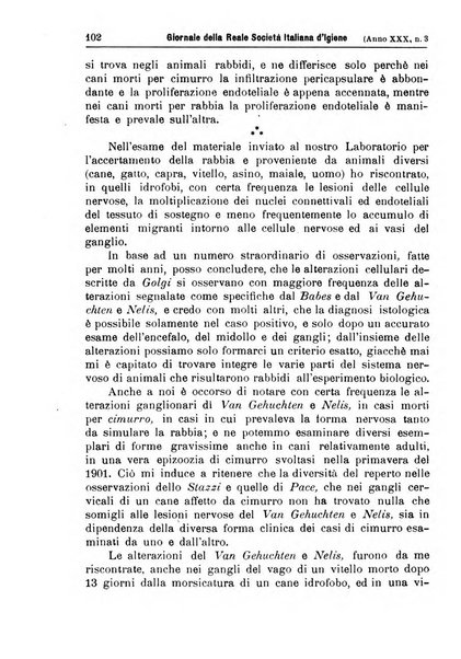 Giornale della Società italiana d'igiene