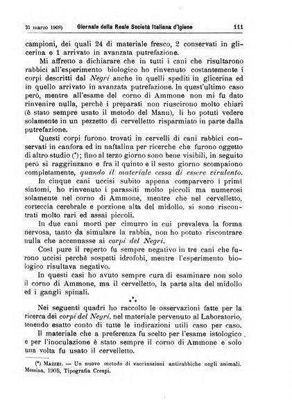 Giornale della Società italiana d'igiene