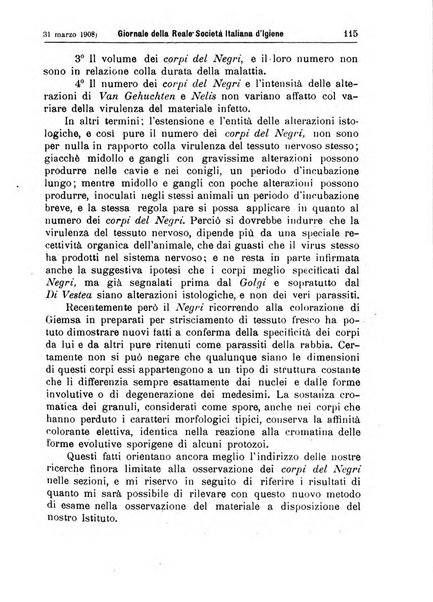 Giornale della Società italiana d'igiene