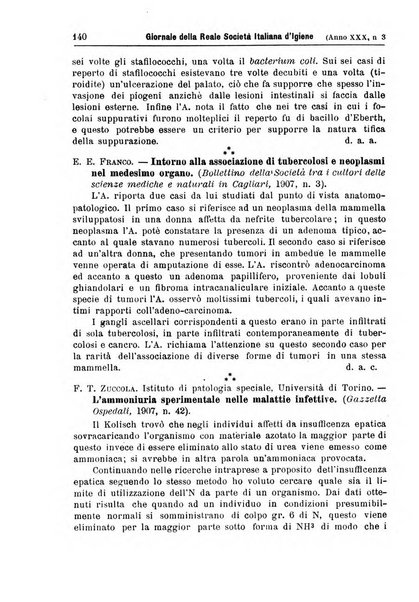 Giornale della Società italiana d'igiene