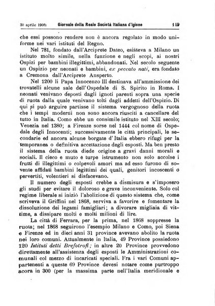 Giornale della Società italiana d'igiene