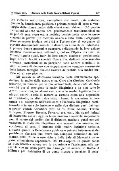 Giornale della Società italiana d'igiene