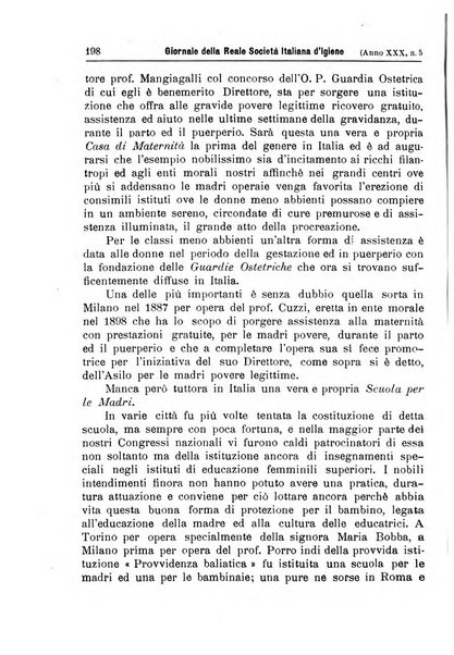 Giornale della Società italiana d'igiene