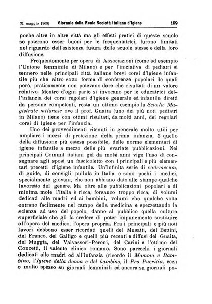 Giornale della Società italiana d'igiene