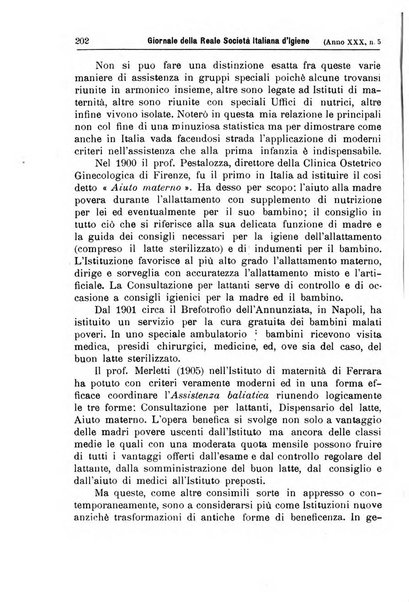 Giornale della Società italiana d'igiene