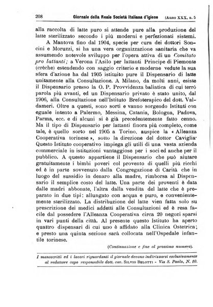 Giornale della Società italiana d'igiene