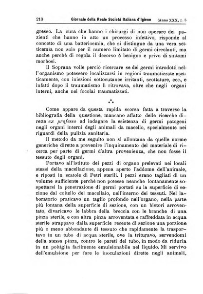 Giornale della Società italiana d'igiene