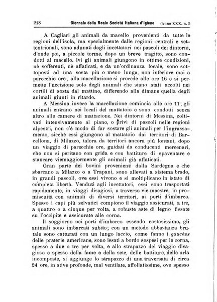 Giornale della Società italiana d'igiene