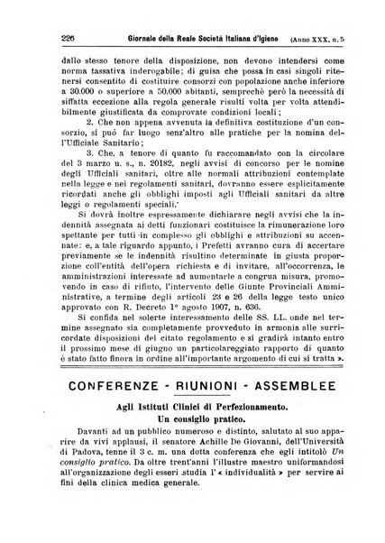 Giornale della Società italiana d'igiene