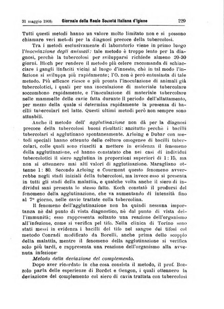 Giornale della Società italiana d'igiene