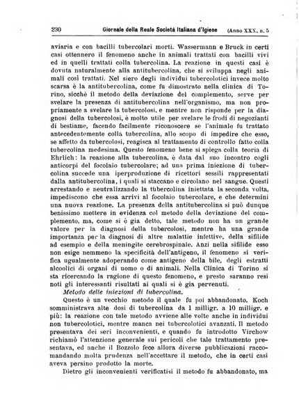 Giornale della Società italiana d'igiene