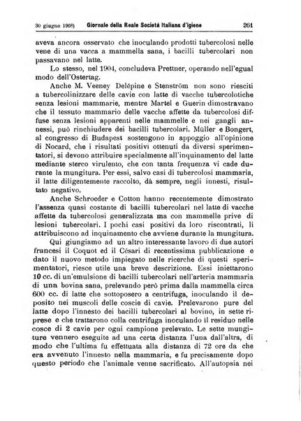 Giornale della Società italiana d'igiene