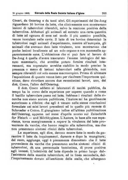 Giornale della Società italiana d'igiene