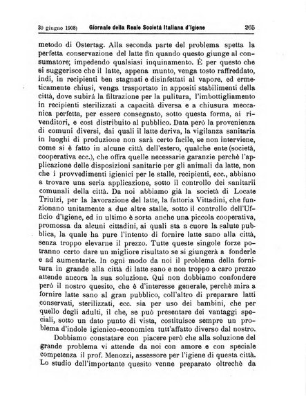 Giornale della Società italiana d'igiene