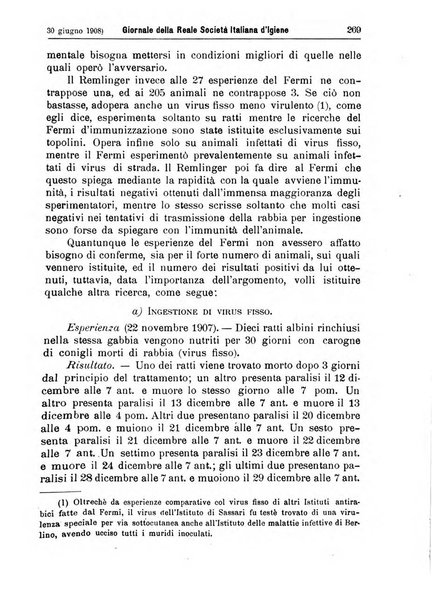 Giornale della Società italiana d'igiene