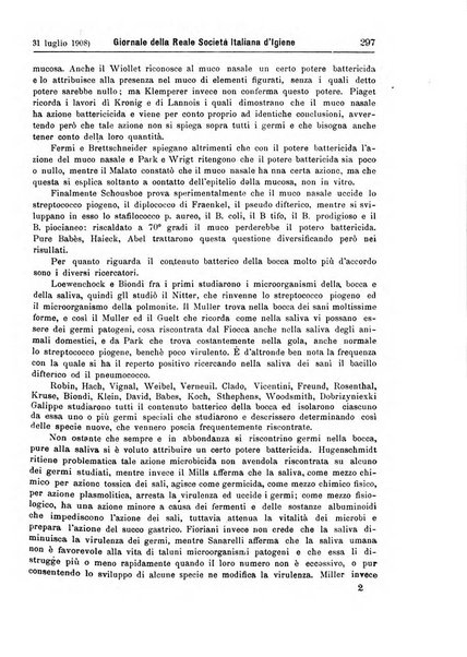 Giornale della Società italiana d'igiene