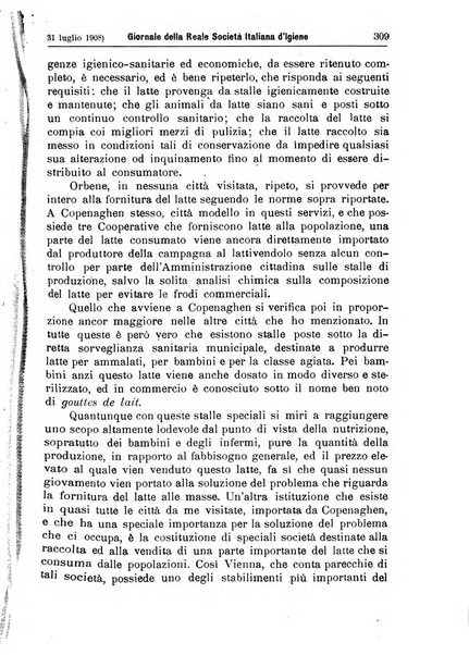 Giornale della Società italiana d'igiene