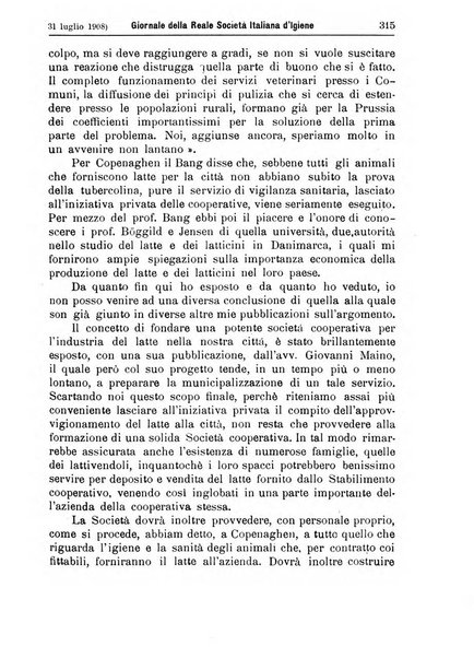 Giornale della Società italiana d'igiene