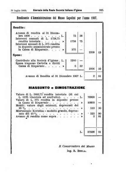 Giornale della Società italiana d'igiene