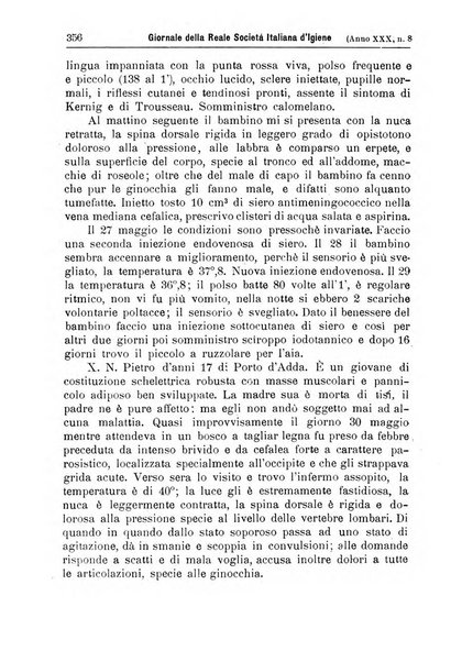 Giornale della Società italiana d'igiene