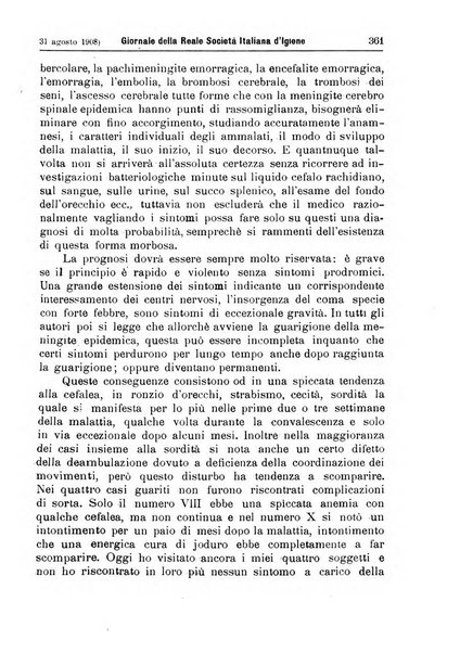 Giornale della Società italiana d'igiene