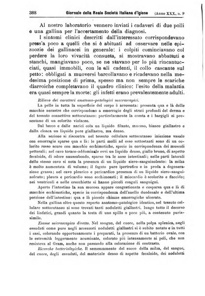 Giornale della Società italiana d'igiene