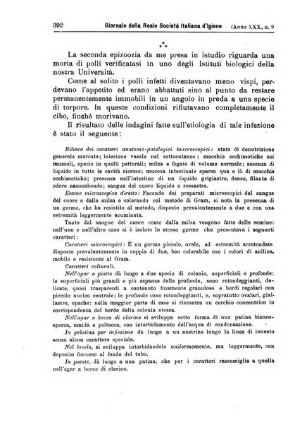 Giornale della Società italiana d'igiene