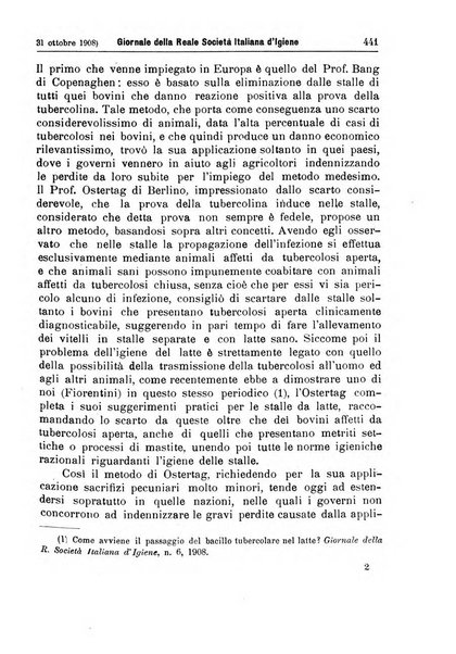 Giornale della Società italiana d'igiene