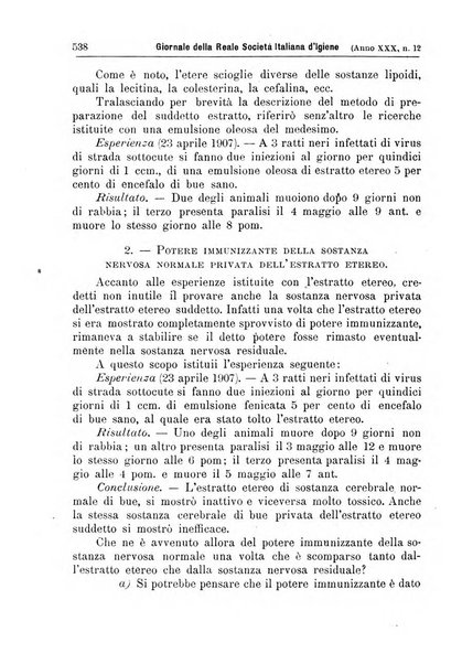 Giornale della Società italiana d'igiene