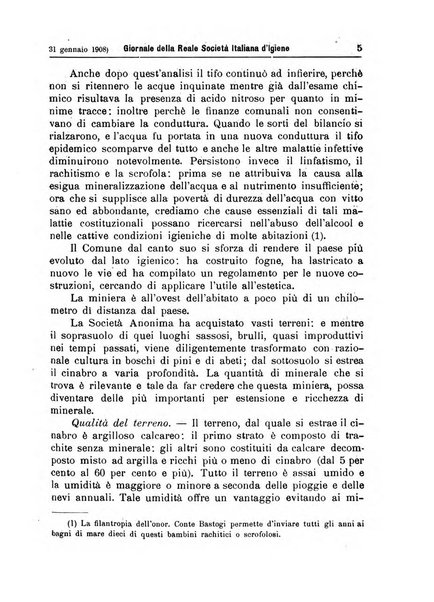 Giornale della Società italiana d'igiene