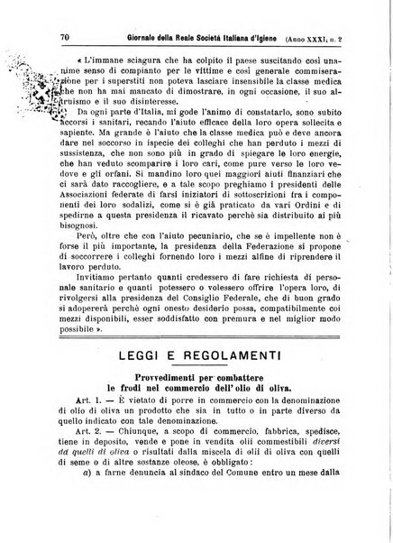 Giornale della Società italiana d'igiene