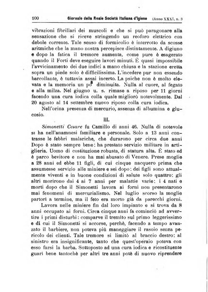 Giornale della Società italiana d'igiene