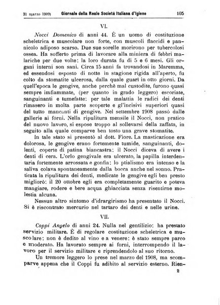 Giornale della Società italiana d'igiene