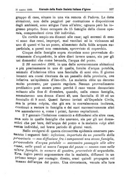 Giornale della Società italiana d'igiene