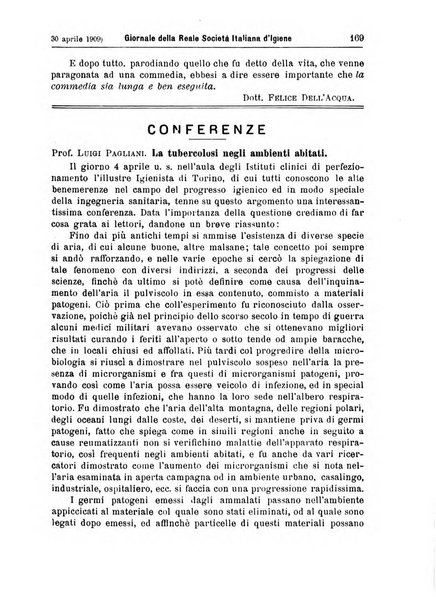 Giornale della Società italiana d'igiene