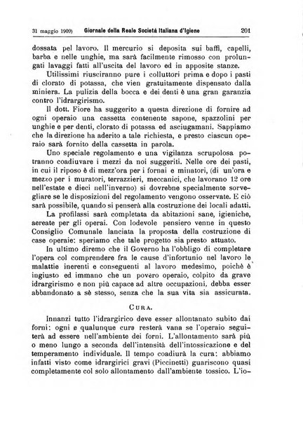 Giornale della Società italiana d'igiene