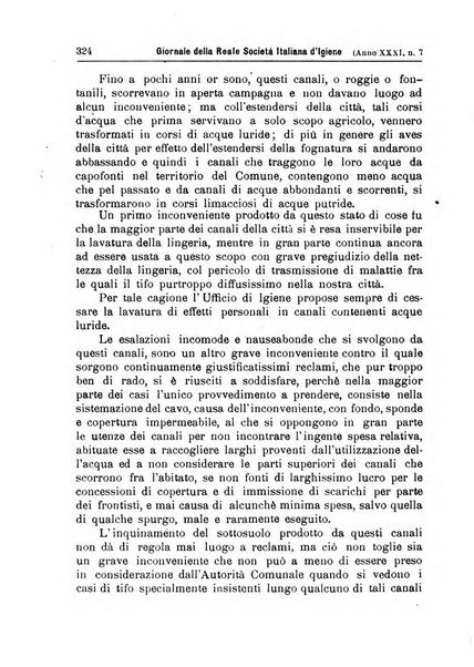 Giornale della Società italiana d'igiene